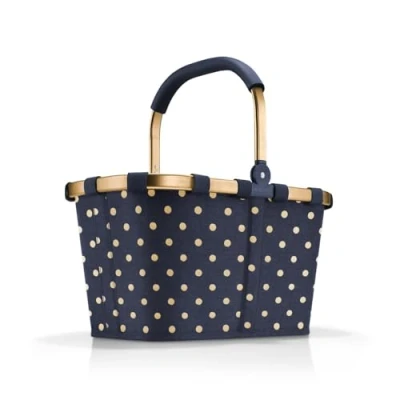Abbildung von reisenthel carrybag frame metallic dots blue