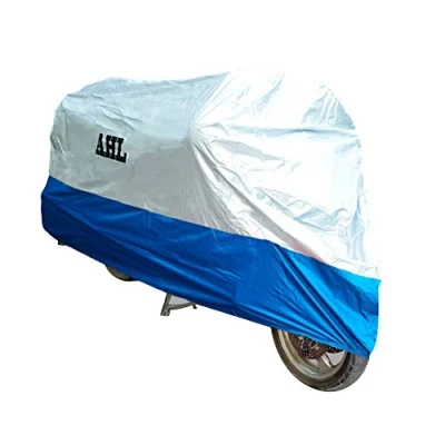 Abbildung von AHL XL Blau Wasserdicht Kälteschutz Regenschutz Staubdicht Faltgarage motorradgarage Motorroller abdeckplane Roller Abdeckung Motorrad Motorradabdeckung