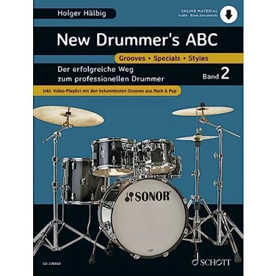Abbildung von New Drummer&#039;s ABC: Der erfolgreiche Weg zum professionellen Drummer. Band 2. Schlagzeug. Lehrbuch.