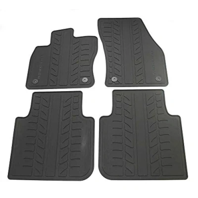 Abbildung von Seat 5FJ061500041 Gummi Fußmatten 4X Gummimatten Allwettermatten V+H Schwarz