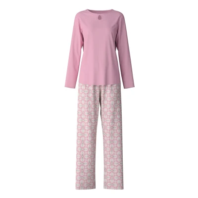 Abbildung von Calida Sweet Dreams LANG SET Pyjama, Damen, Größe: 40/42, Cherry blossom