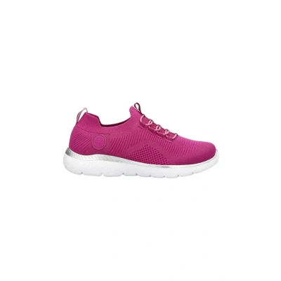 Abbildung von Rieker Damen Low Top Sneaker M5074, Frauen Halbschuhe,Laufschuhe,straßenschuhe,Strassenschuhe,Sportschuhe,Freizeitschuhe,rosa (31),42 EU / 8 UK