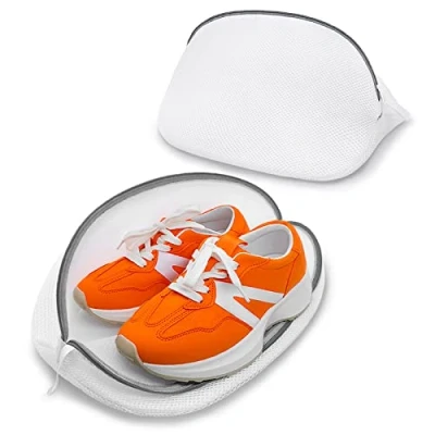 Abbildung von ATDDO 2 Stück Wäschenetz für Schuhe, Sneaker Wäschesäcke Waschmaschine und Reise Socken, BH Wäschebeutel mit Reißverschluss