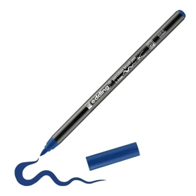 Abbildung von Edding 4200 Porzellanpinselstift 1 4mm Stahlblau