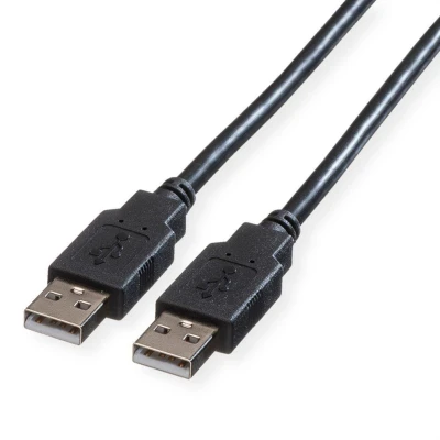 Abbildung von ROLINE USB 2.0 Kabel, Typ A A, schwarz, 4,5 m