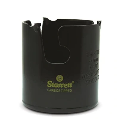 Abbildung von Starrett Hartmetall bestückte Lochsäge MPH0238 Mehrzweck TCT für Holz MDF Kunststoff Keramik Wandfliesen 60mm