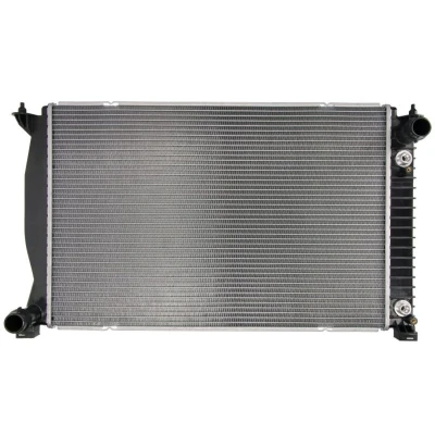 Abbildung von THERMOTEC D7A034TT Kühler, Motorkühlung Aluminium 675 448 40 Automatikgetriebe Kühlrippen gelötet AUDI: A6 C6 Avant, Limousine