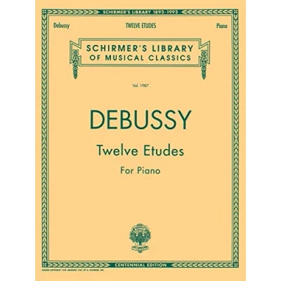 Abbildung von Twelve Etudes for Piano: Piano Solo (Schirmer&#039;s Library of Musical Classics): Schirmer Classics Volume 1987