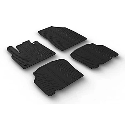 Abbildung von Gledring 0515 Fußmattensatz Gummi vorne und hinten 4 schwarz 750mm 550mm MERCEDES BENZ: Citan II Tourer