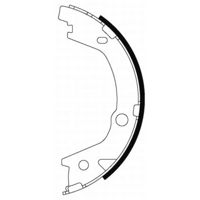 Abbildung von TEXTAR 91070700 Handbremsbeläge ohne Handbremshebel KIA: Sportage III, Magentis II, I, HYUNDAI: SONATA V, Matrix, 6