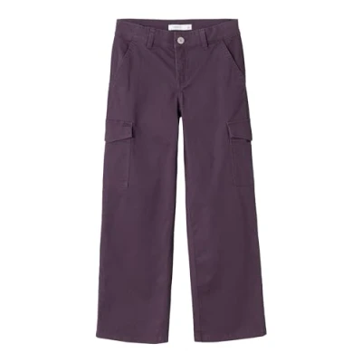 Abbildung von Name it WIDE Cargohose für Kinder, Größe: 140, Plum perfect
