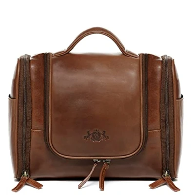 Abbildung von SID &amp; VAIN Hanging Beauty CASE Dexter Kosmetiktasche brauncognac, Herren, Größe: One Size, Braun cognac