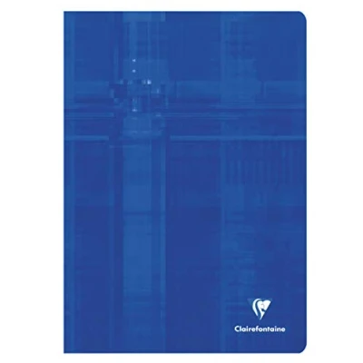 Abbildung von Clairefontaine 3153C Heft (DIN A4, 21 x 29,7 cm, rautiert,90 g, 60 Blatt, ideal für die Schule) 1 Stück farbig sortiert