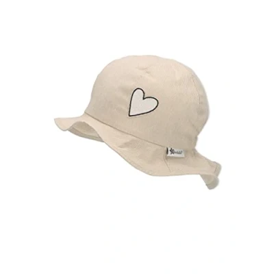 Abbildung von Sterntaler Mädchen Sonnenhut Flimmerherz Hut, beige, 43