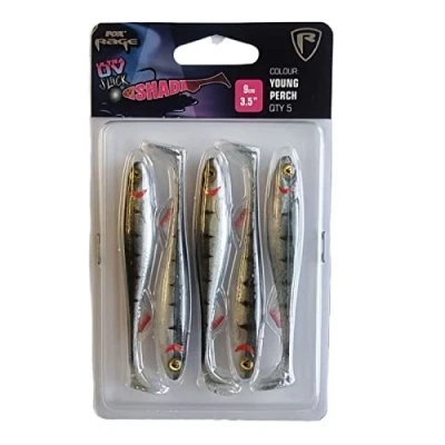 Abbildung von Fox Rage Slick Shad Ultra UV 9cm/3,5&quot; Young Perch (5pcs)