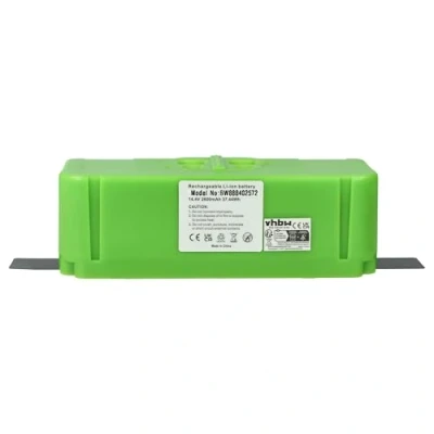 Abbildung von vhbw Akku kompatibel mit iRobot Roomba 965, 896, 960, 980, 985, 676 Home Cleaner Heimroboter Grün (2600 mAh, 14,4 V, Li Ion)