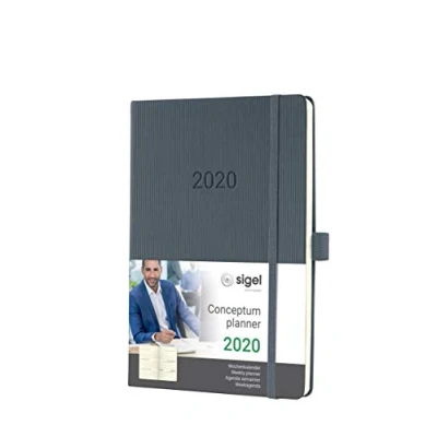 Abbildung von SIGEL C2066 Wochenkalender 2020, ca. A5, Hardcover, dunkelgrau, Conceptum weitere Modelle
