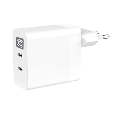 Abbildung von XtremeMac Premium USB C Ladegerät 65W, Netzteil 2 Port Schnellladegerät PD Charger 60W kompatibel mit MacBook Pro/Air, iPad iPhone 15//14/13/12/11, Galaxy S23/S23 Ultra/S22