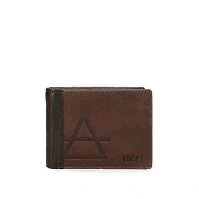 Abbildung von joumma bags,s.l. Adept Jim Horizontale Geldbörse mit Klickverschluss Blau 11 x 8,5 1 cm Leder, blau, Quertasche