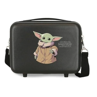 Abbildung von Star wars Grogu Neceser Adaptable Negro 29x21x15 cms Rígido ABS 9,14L 0,8 kgs