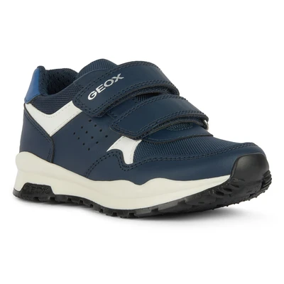 Abbildung von Geox Pavel Sneaker low für Kinder, Größe: 25, Navy/off white Schuhe