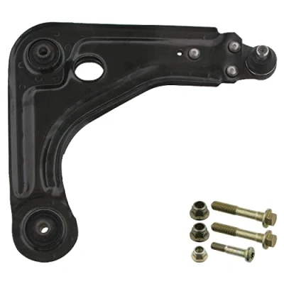 Abbildung von febi BILSTEIN 33102 Querlenker Plus mit Anbaumaterial Trag /Führungsgelenk, Lager Vorderachse rechts, unten Stahlblech