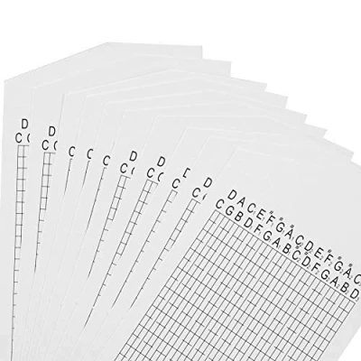 Abbildung von Hztyyier 10 Teile/Satz Refill Blank Papierstreifen Streifen für 30 Hinweis Handkurbel Spieluhr Bewegung DIY Teile