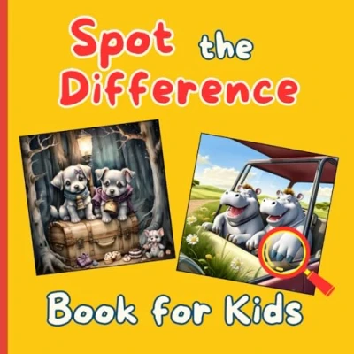 Abbildung von Spot the Difference Book for Kids: Search and Find Puzzles Hidden Picture Kids 4 6 year old