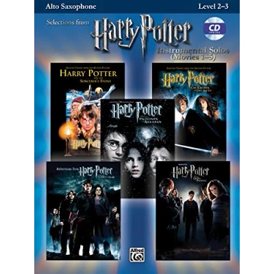 Abbildung von Harry Potter Movies 1 5, w. Audio CD, for Alto Saxophone (Harry Instrumental Solos (Movies 5): Level 2 3): (incl. Online Code)