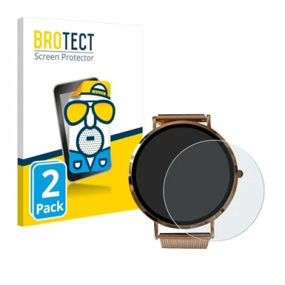 Abbildung von BROTECT Entspiegelungs Schutzfolie für Micento California Smartwatch (2 Stück) Matte Displayschutz Folie, Anti Reflex, Fingerprint