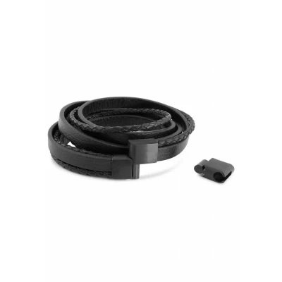 Abbildung von Akitsune DARK Matter Armband, Herren, Größe: 17cm, Schwarz
