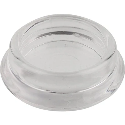 Abbildung von peha Möbeluntersetzer Klavieruntersetzer Gleitschale durchsichtig, rund 33 mm (4 STK.)