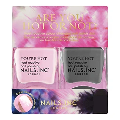 Abbildung von Nails Inc DUO Nagelpflegeset, Damen, Größe: One Size, Are you hot or not?