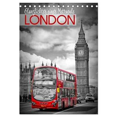 Abbildung von Glanzlichter einer Metropole LONDON (Tischkalender 2025 DIN A5 hoch), CALVENDO Monatskalender