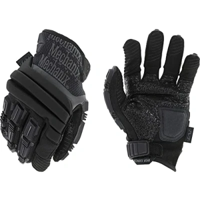 Abbildung von Mechanix Wear Herren M pact® 2 Covert (X large, Vollständig Schwarz) Hochleistungs Einsatzhandschuhe, Covert, XL EU