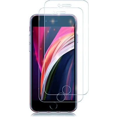 Abbildung von UNO&#039;UNO MAS UNO VENTAS UNO&#039; 2er Pack Displayschutzfolien für iPhone 7 Plus und 8 Plus, kratzfest, Anti Fingerabdrücke, blasenfrei, 9H, stoßfest, HD Ultra Resistant 3D transparentes gehärte