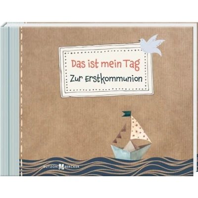 Abbildung von Das ist mein Tag: Foto und Erinnerungs Buch zur Kommunion. Erstkommunion Album zum Selbstgestalten. Kreatives Scrapbook mit Motivpapieren, Stickern ... Erinnerungsbuch (Erstkommunion 2023)