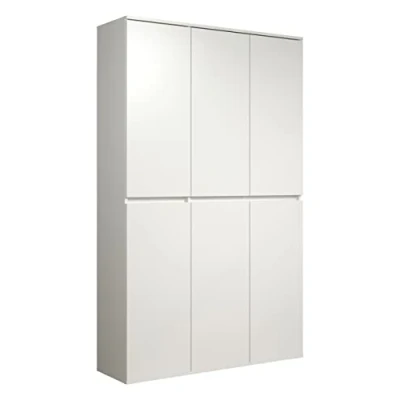 Abbildung von ebuy24 Kleiderschrank Nevada 4 Türen, weiß. (1 St)