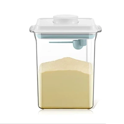 Abbildung von Milchpulverspender.Versiegelter PulverbehäLter Tragbare Milchpulver Aufbewahrungsbox FüR Lebensmittel. FeuchtigkeitsbestäNdige Versiegelung Zur Aufbewahrung Von Und