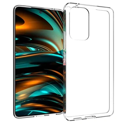 Abbildung von CoverKingz Handyhülle für Samsung Galaxy A53 5G Silikonhülle Soft Case Bumper Durchsichtig Handy Hülle Slim Cover Transparent