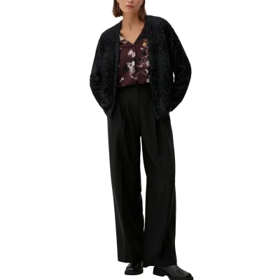 Abbildung von s.Oliver Black Label Strickjacke Strickjacke, Damen, Größe: Medium, Schwarz