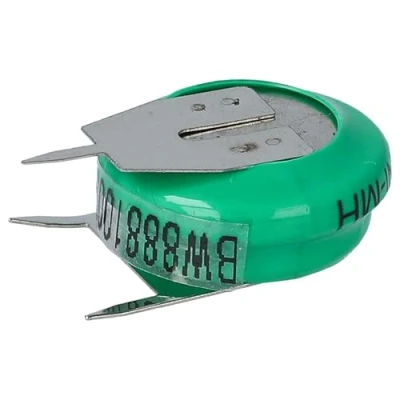 Abbildung von vhbw NiMH Ersatz Knopfzellen Akku Typ V80H 3 Pins 80mAh 1,2V kompatibel mit Modellbau Akkus, Solar Leuchten UVM.