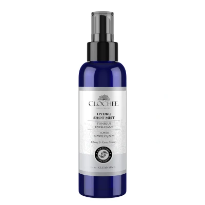 Abbildung von CLOCHEE Simply Organic Hydro Shot Mist Hydrating Tonic Beruhigend Erfrischend Beruhigt Entzündungen 100% natürlich Regeneriert die Schutzbarriere der Haut 100ml