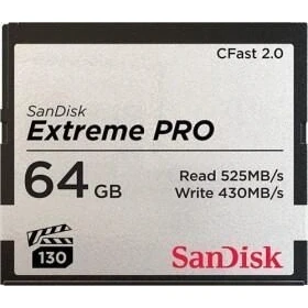 Abbildung von Sandisk CFast Extreme Pro 2.0 Speicherkarte (64 GB, 525 MB/s Lesegeschwindigkeit)