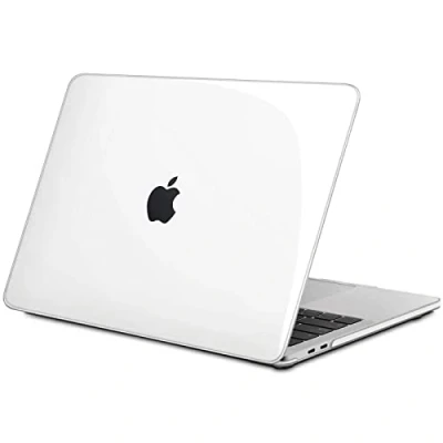 Abbildung von TECOOL Hülle Kompatibel mit MacBook Pro 13 Zoll 2017 2022 (M2 M1 A2338/A2289/A2251/A2159/A1989/A1706/A1708), Ultradünne Schutzhülle Hartschale Transparent Case, Kristallklar