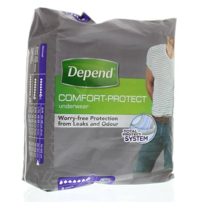 Abbildung von Depend Höschen, besonders saugstark für Blasenschwäche Herren L XL beige