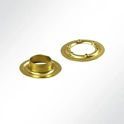 Abbildung von LYSEL® Rundöse Messing für Plane 18mm Ösen LKW Anhänger Rundösen