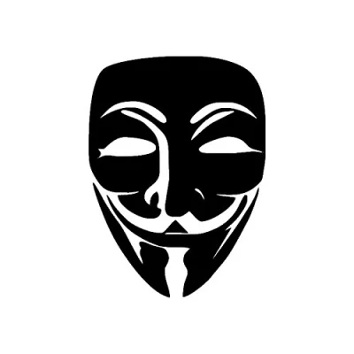 Abbildung von NetSpares Plott Aufkleber Anonymus V Vendetta Sticker Autoaufkleber Tuning Fun Gag