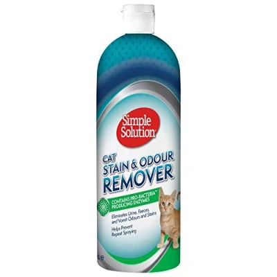Abbildung von Simple Solution Katzenflecken und Geruchsentferner Enzymatischer Reiniger mit Pro Bakterien Reinigungskraft 1 Liter