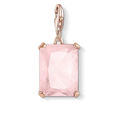 Abbildung von Thomas SABO CHARMANHÄNGER 925 STERLINGSILBER, 750 ROSÉGOLD Vergoldung Anhänger, Damen, Größe: One Size, Pink, roségoldfarben